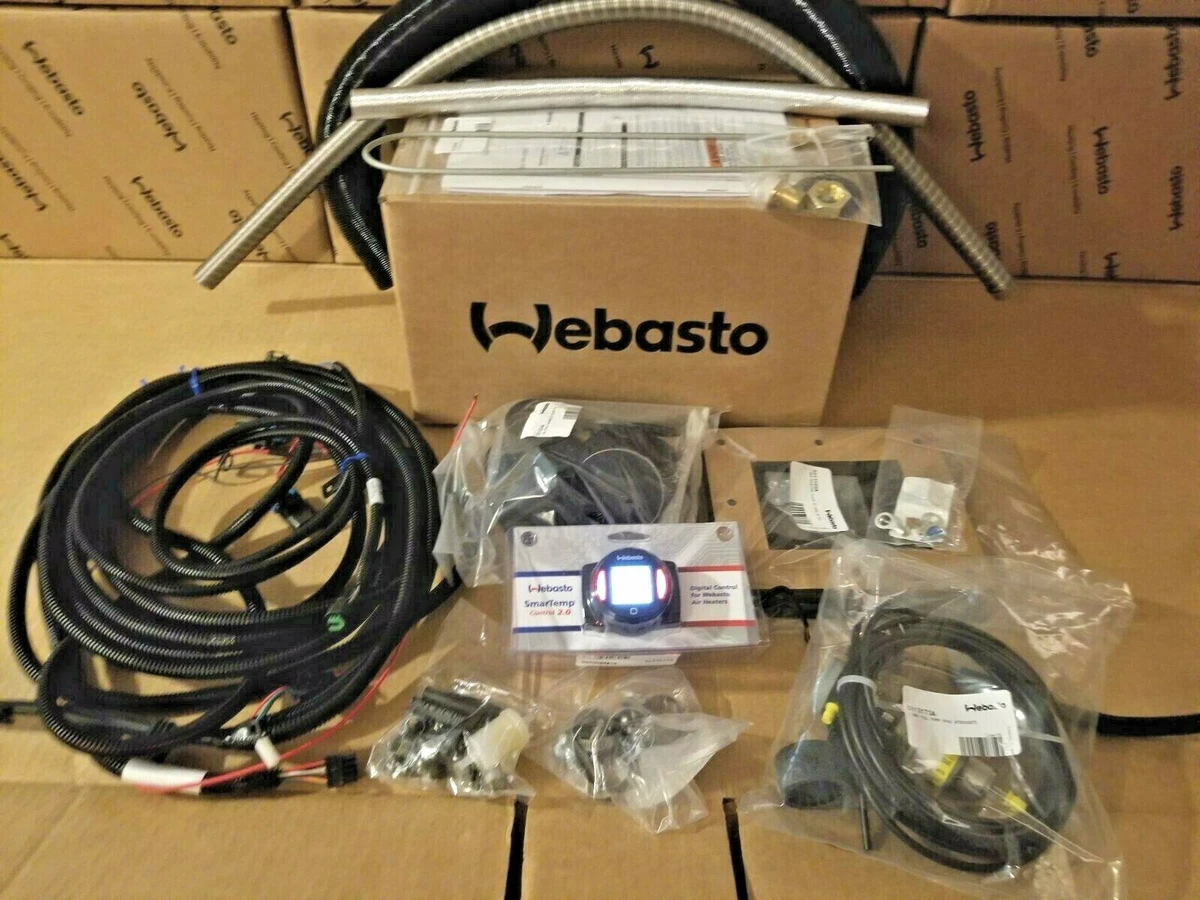 Webasto Air Top 2000 STC Diesel Bunk Heater 12v Smartemp Bluetooth Install  kit | eBay