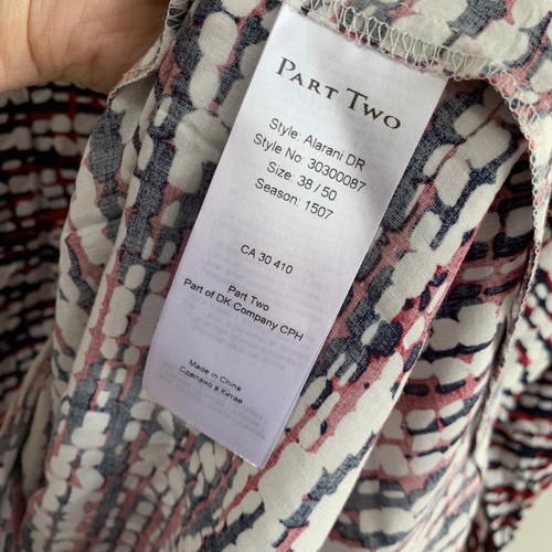 Part Two Tunic Top Dress Workwear Casual Geometric Bright Tribal UK 12 - Picture 5 of 8