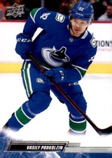 2022-23 Upper Deck Hockey #180 Vasily Podkolzin Vancouver Canucks Series 1