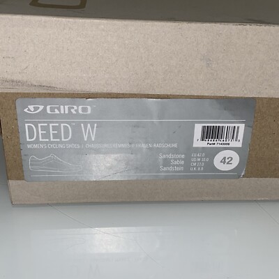 Giro Deed Ladies MTB Bicycle Cycle Bike Shoes Sandstone Size 42 US