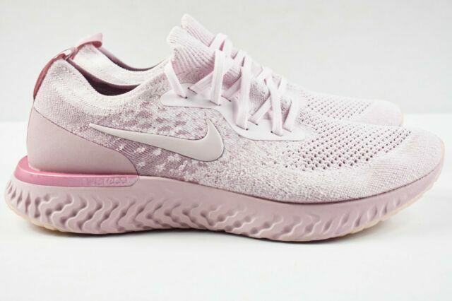 nike epic react flyknit pearl pink women's running shoe