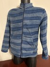 Eddie Bauer 1/4 Zip Pullover Fleece Jacket Blue Pattern Size Kids Large  14/16 — photo 2