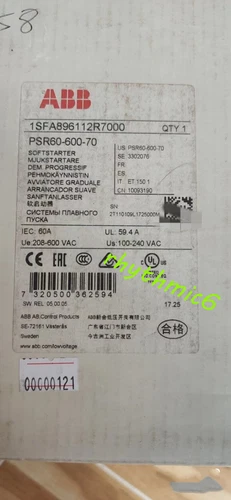 Nuevo ABB PSR60-600-70 Compacto Arranque Suave Rápido FedEx o DHL - Imagen 1 de 1