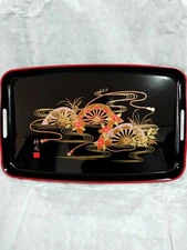 Luxury lacquer ware Shizuho art tray