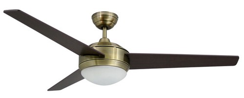 7 STÜCK Vam Deckenventilator Vega antik Kirsche 132 cm mit Leuchte Fernbedienung - Picture 3 of 4