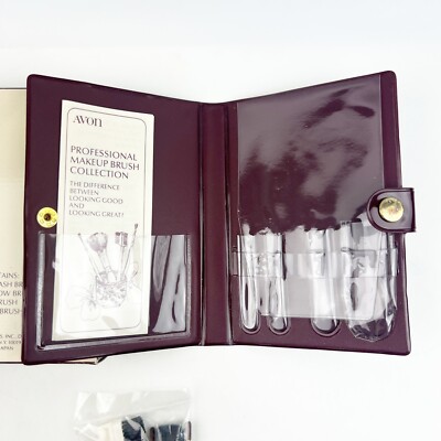 NEW Vintage 80s Avon Professional Makeup Brush Collection 4 Piece
