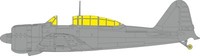MW22 Eduard EX1112 A6M2-K Tface 1/48 Mask For Eduard