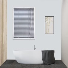 PVC Venetian Blind/Wood Grain Effect Window Venetian Blinds Easy Fit Home Office