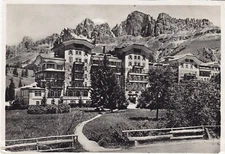 c.ill. GRAND HOTEL LAGO DI CARZZA aff. 1953 MESSINA STAMP (A476)