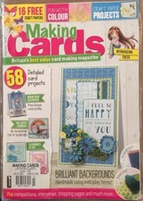 MAKING CARDS MAGAZINE JULY 2015, SEALED WITH FREE CRAFT PAPERS.