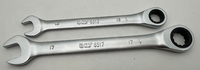 2X Bgs Ratschen-RingmaulschlüSsel RatschenschlüSsel KnarrenschlüSsel Sw 13 + 17