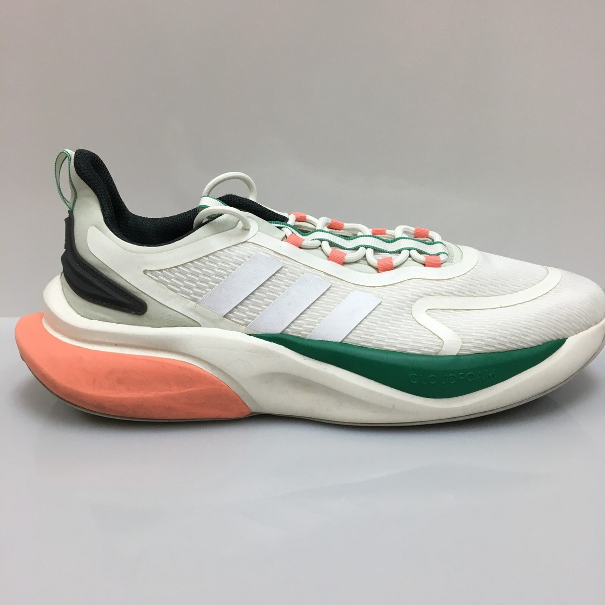 Adidas Cloudfoam PGS 14 Mens White Athletic Running Sneakers