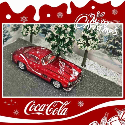 Seeker 1/64 Mercedes 300SL Christmas Painting – Miniature Diecast, Collection Noël