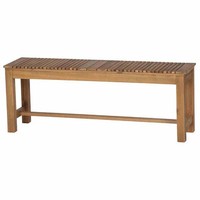 Falun 2Er Bank Gestell Und FläChe Akazienholz FSC®-100% Natur Ohne Lehne Braun