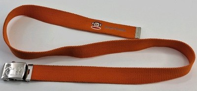 Vintage Paul Frank Monkey Y2K Webgürtel orange 44,5 cm Länge 2005