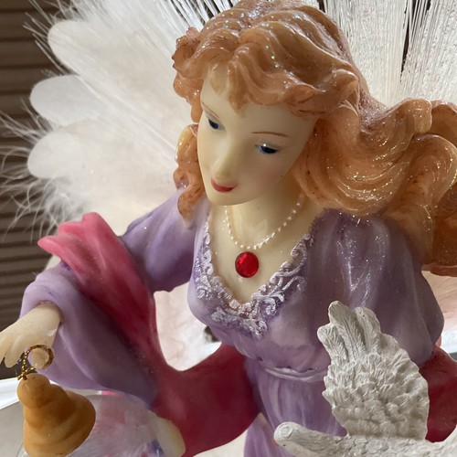 Eleco Fiber Optic Angel 16" Christmas Lighted Change Color Indoor Decor w/box - Picture 17 of 22
