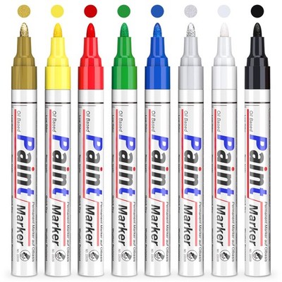 Lackstifte Permanent Marker Wasserfeste Stifte 8 Farben Lack Stifte und