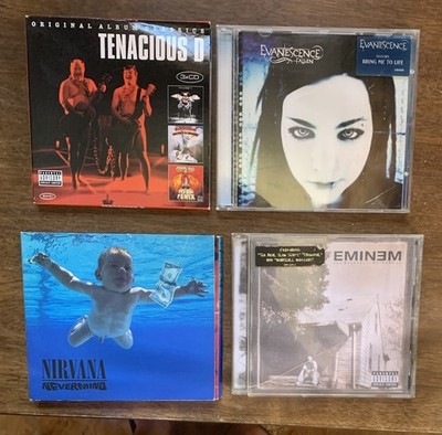 Musik CDs Tenacious D, Nirvana , Evanescence, Eminem 4er Set