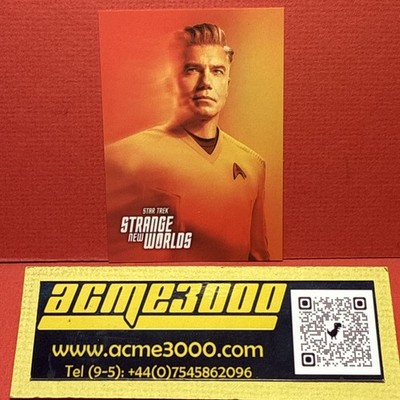 Star Trek STRANGE NEW WORLDS Season 2 CAST GALLERY Karte Anson Mount Cpt Pike CC1
