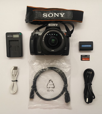 Sony DSLR-A330 10.2MP Digital SLR Camera (8GB memory, battery, charger, cables)