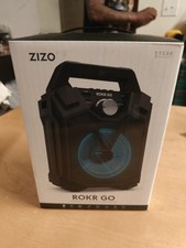 ZIZO ROKR GO Series Portable LED Bluetooth Speaker - Black SPK-RKGO-BLK 