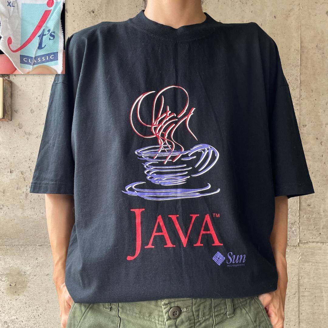 XZ333 90s JAVA Logo Programming Language T-Shirt … - image 1