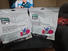NEW  SEALED - 2 Safety Works P100 Toxic Dust Respirator Kits  SWX00319-01