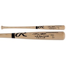 Kyle Teel Chicago White Sox Signed Blonde Rawlings Pro Bat w/Inscs - LE of 10