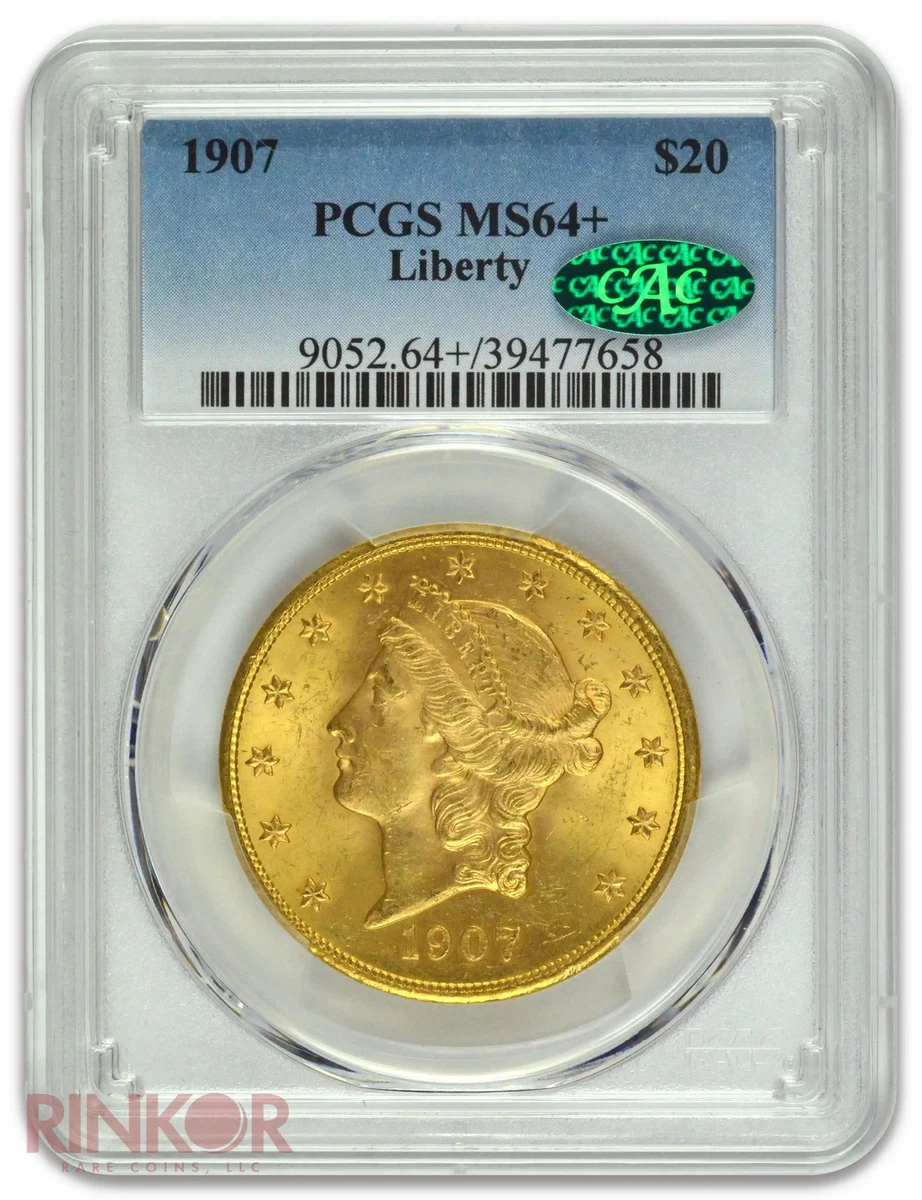 1907 MS 64 Double Eagle $20 US Gold Coins for sale | eBay