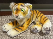steiff tiger 8 reclining circa 1960s Germany