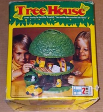 Vintage 70's Kenner Tree Tots FAMILY TREE PLAY HOUSE Playset 100 Complete w/Box