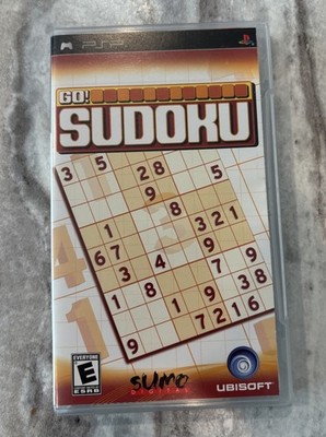 Go! Sudoku for Sony PSP Playstation Portable CIB Complete 