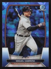 2023 Bowman Chrome Sapphire Edition Miguel Cabrera #12 Card