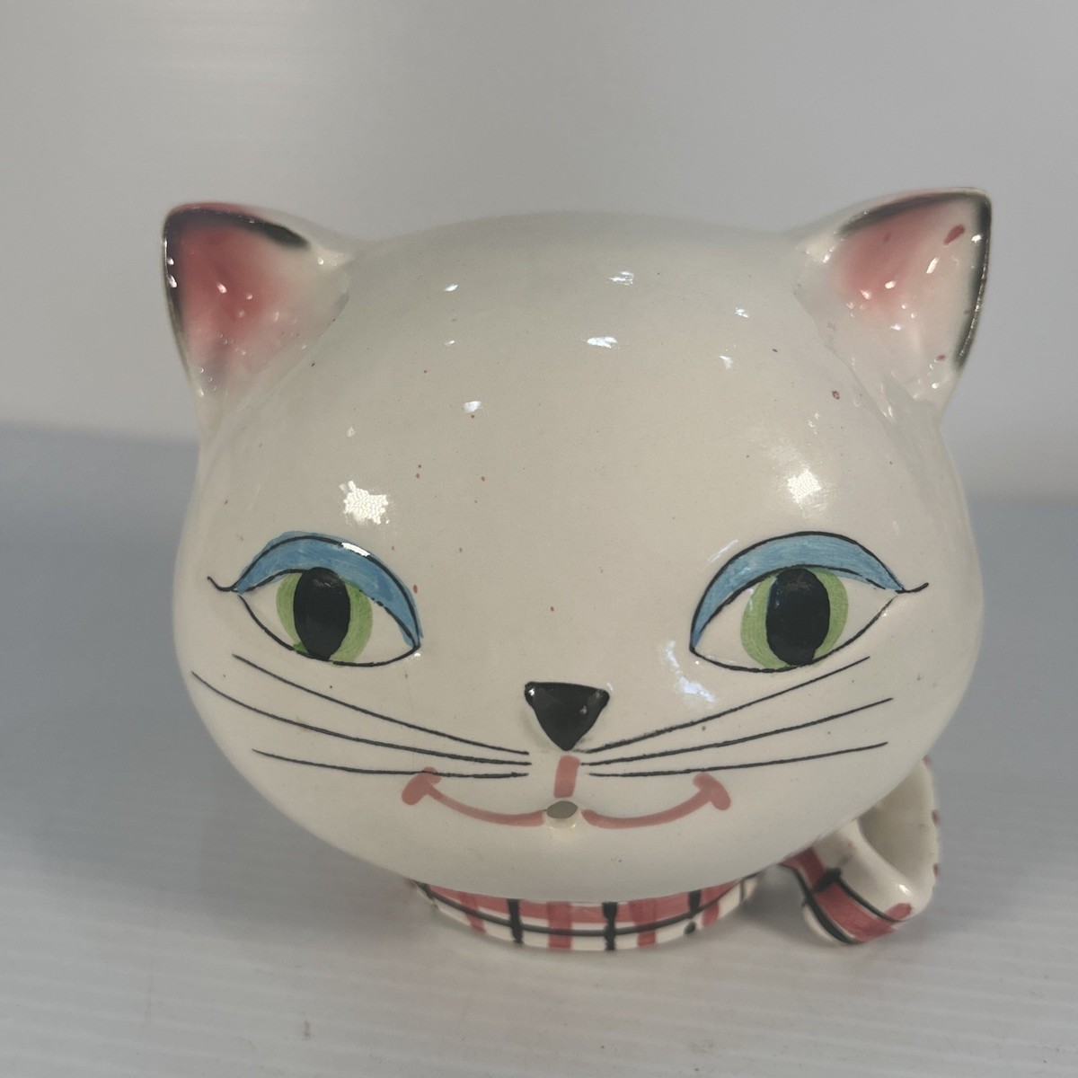 Holt Howard Vintage 1958 Cozy Kitten String & Scissors Holder Cat