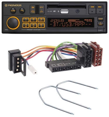 Pioneer DAB MP3 USB Bluetooth Autoradio für Mercedes E-Klasse W124 S-Klasse W126 - Bild 1 von 4