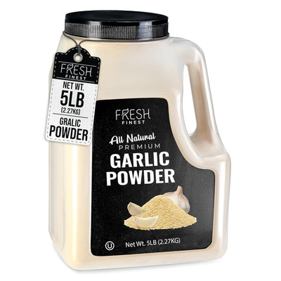 Fresh Finest Bulk 5 LB Premium Garlic Powder - Kosher Certified Non-Gmo Ground