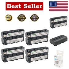 NP-F570 Battery 4-Pack for Sony L Series InfoLithium Battery NP-F570, NP-F5...