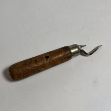 VINTAGE EDLUND CO. WOODEN METAL BOTTLE CAN OPENER 11-7-33 NOV. 7-33 BEER POP HTF