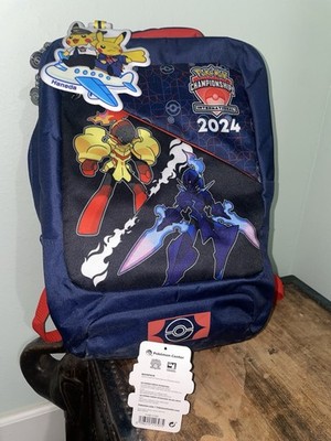 Free Ship. Pokémon Cnt Exclusive Backpack NAIC Int Championship 2024 w/Keychain 