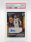 BLAKE WESLEY 2022-23 OPTIC ROOKIE OPTICS GOLD CHOICE AUTO /8 PSA 8.5 Q2697