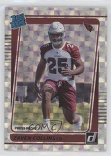 2021 Panini Donruss Rated Rookie Press Proof Hyper Zaven Collins #334 05gv