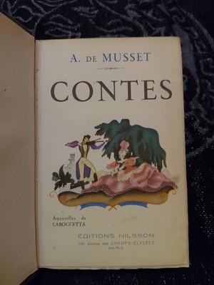 A. De Musset - Märchen - Aquarelle De Laboccetta Editions Nilsson Paris