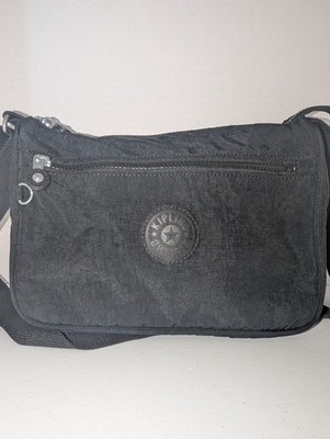 Kipling Women's Small Black Crossbody Bag Zip Closure Adjustable Strap