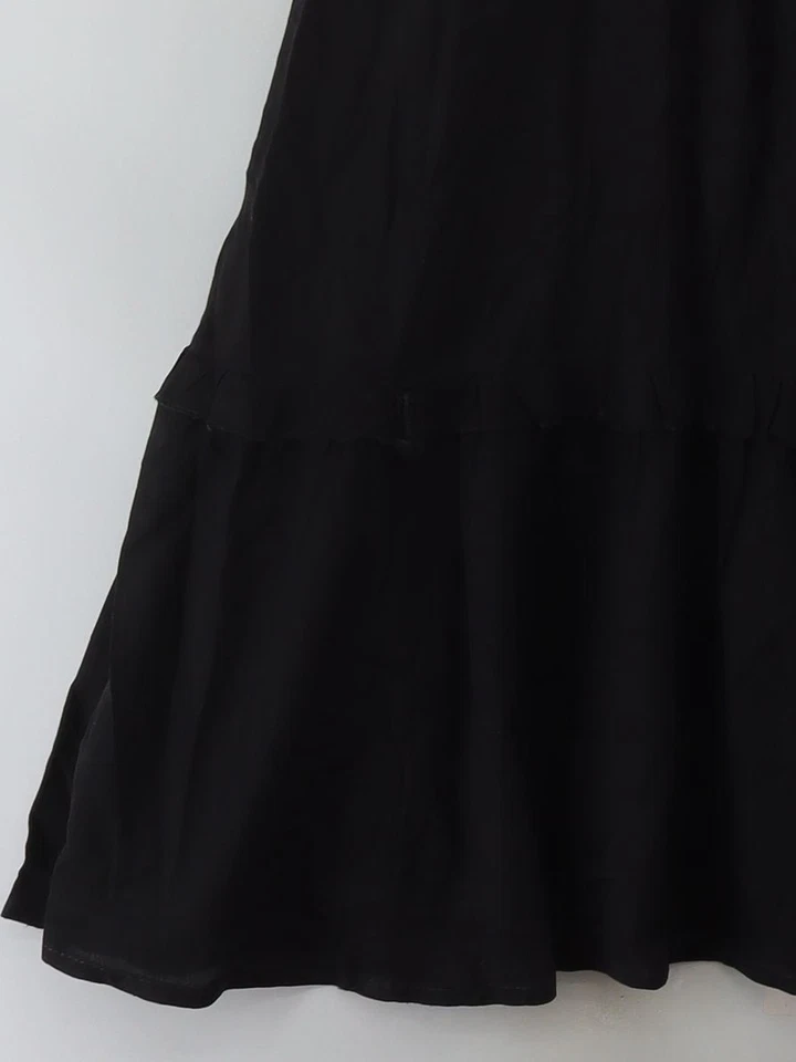 Somerset by Alice Temperley A-Line Maxi Dress UK10 in Black - Image 4 of 4