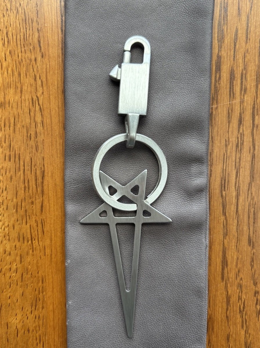 New Pentagram Pendant Keychain Rick Owens | eBay