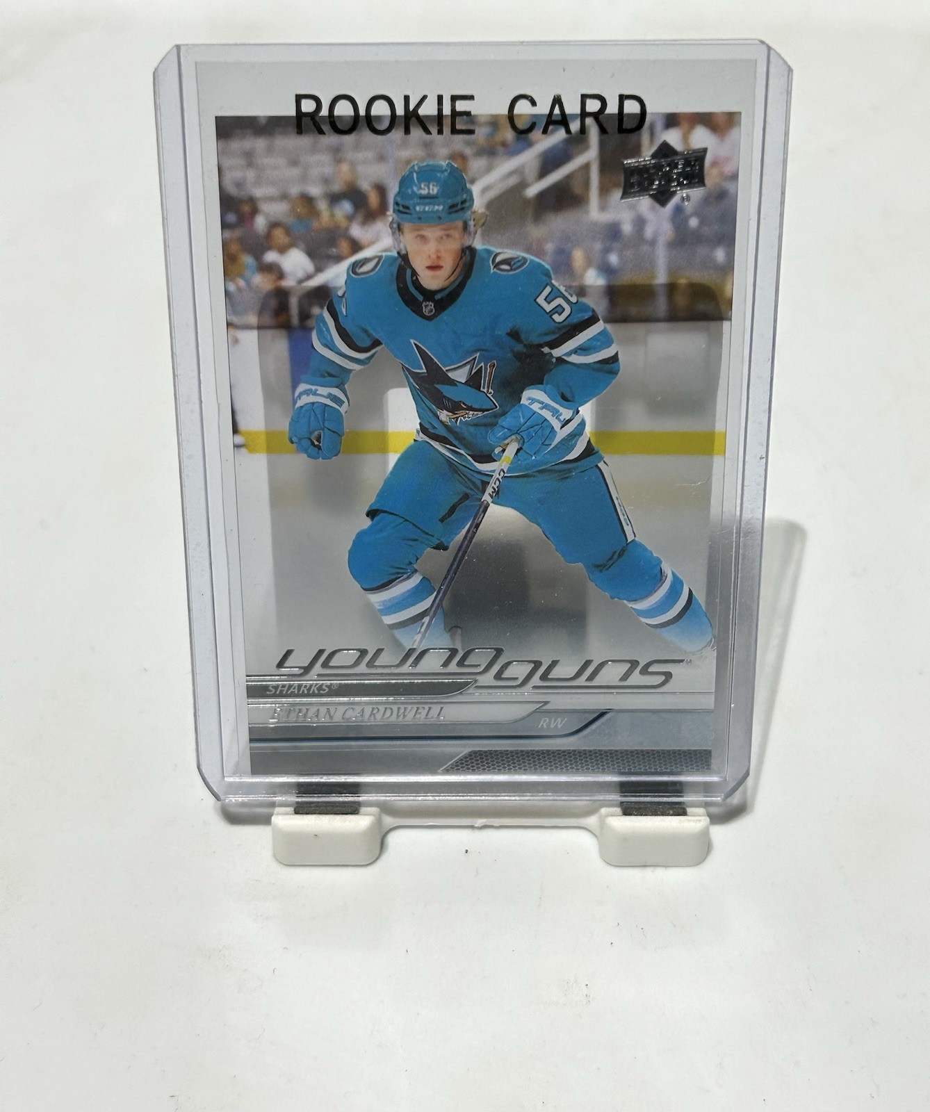 2024-25 Upper Deck Series Two Ethan Cardwell Young Guns Clear Cut Rookie #459