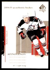Maxim Afinogenov 2004-05 SP Authentic #13 Sabres NHL READ FREE SHIP AutographDen