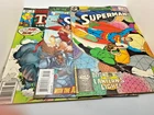 Lot of 3 Vintage Comic Books - 2 Superman and 1 Tarzan