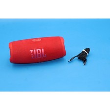 JBL Charge 5 Portable Waterproof Bluetooth Speaker Red w/ USB-C Cable - Tested