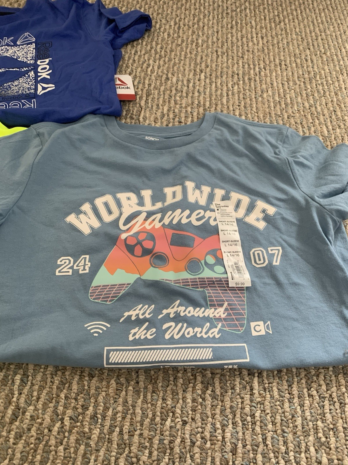 Boys Lot Shirts And Shorts 12-14 New With Tags Reebok thumbnail 2